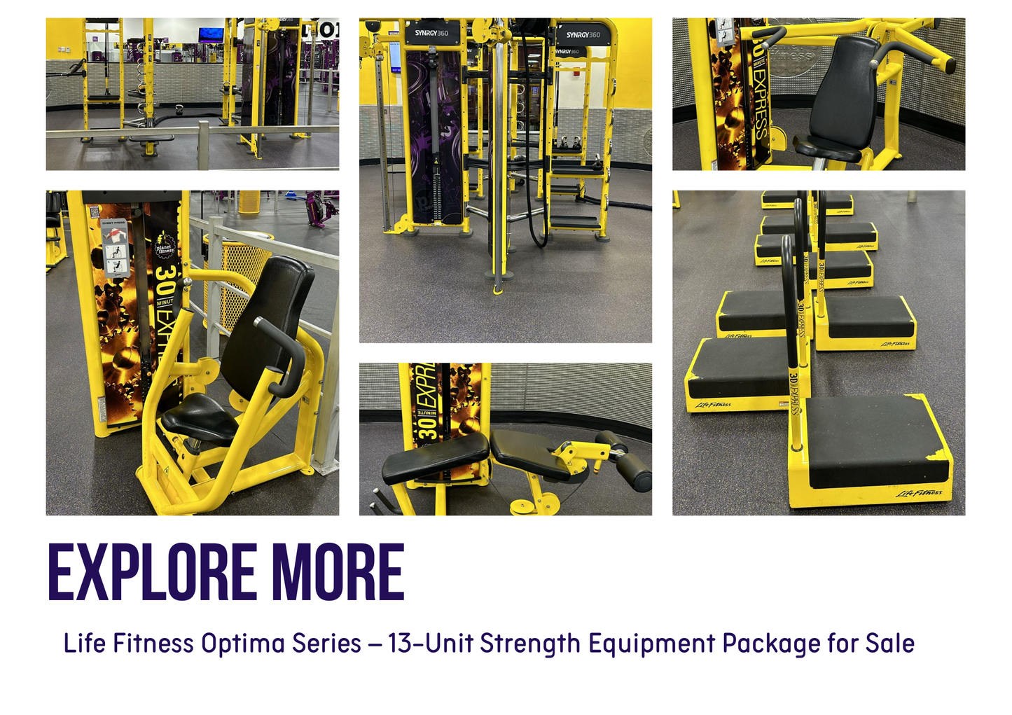Life Fitness Optima Series - Strength Equipment Package for Sale